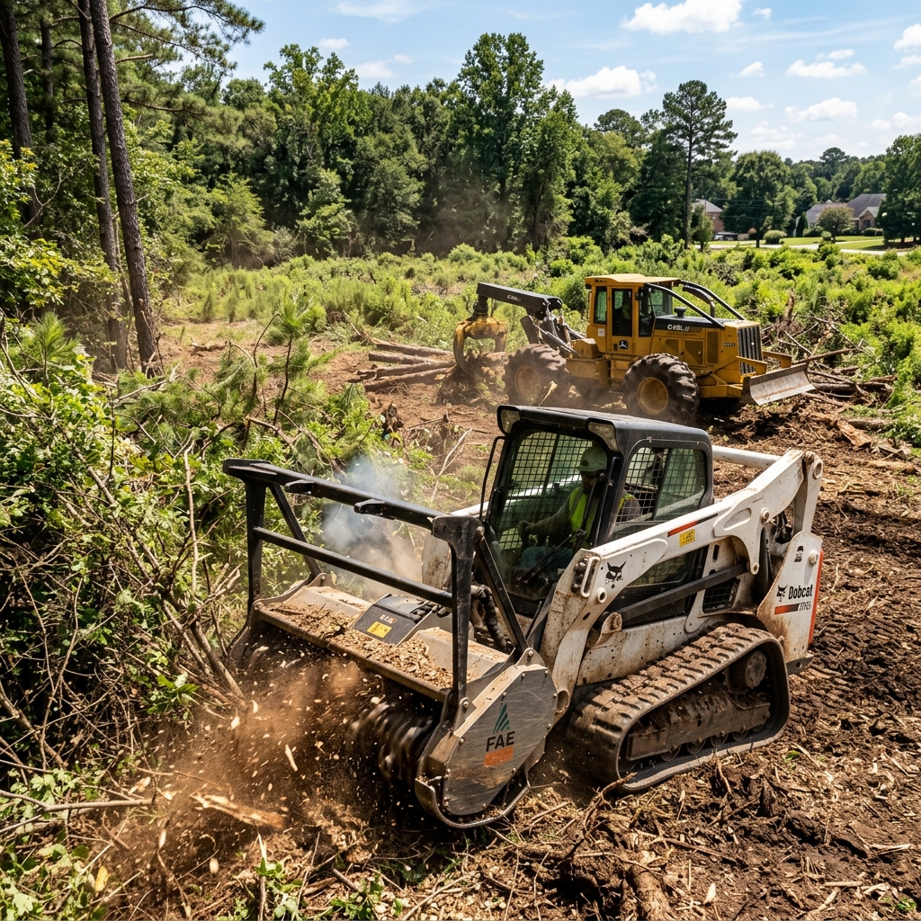 Land vs Brush Clearing